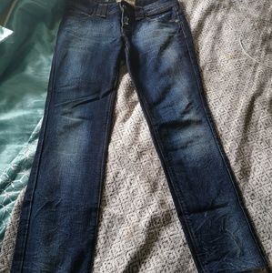 Galliano dark blue sparkle jeans